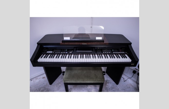 Used Technics SX-PR804 Satin Mahogany Digital Piano Complete Package (SN:KNLGA0010) - Image 1